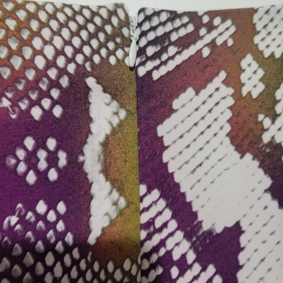 NWT Worthington Snake Skin Colorful Pencil Skirt Size 4 - Picture 4 of 6